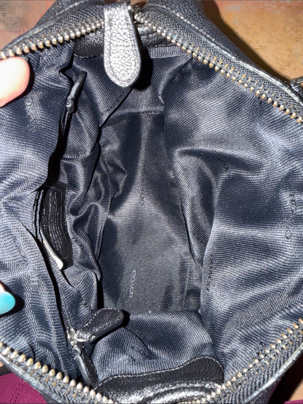 Coach Gunmetal Metallic Rhyder 24 crossbody- no hang tag! - Picture 11 of 13